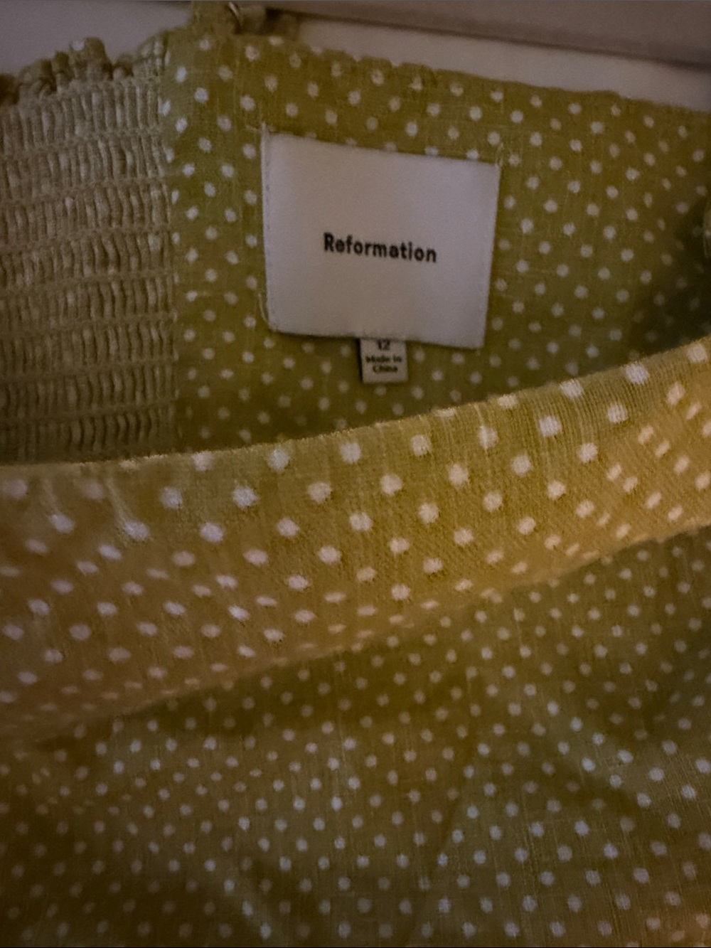 Reformation Overland Linen Polka Dot Top - Picture 6 of 9
